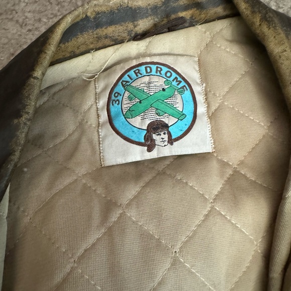 Men’s vintage leather bomber jacket 🧥 - Picture 4 of 4